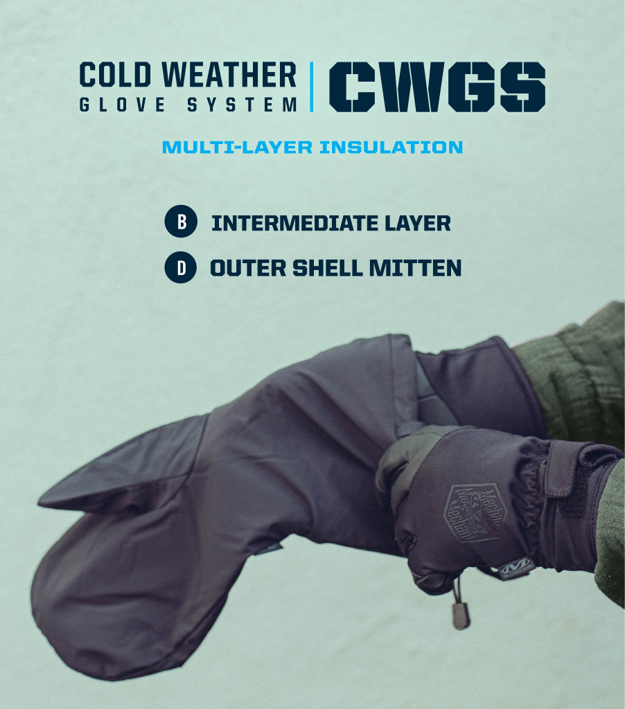 Coldwork&trade; Outer Shell Mitten - Black, Covert, large image number 3