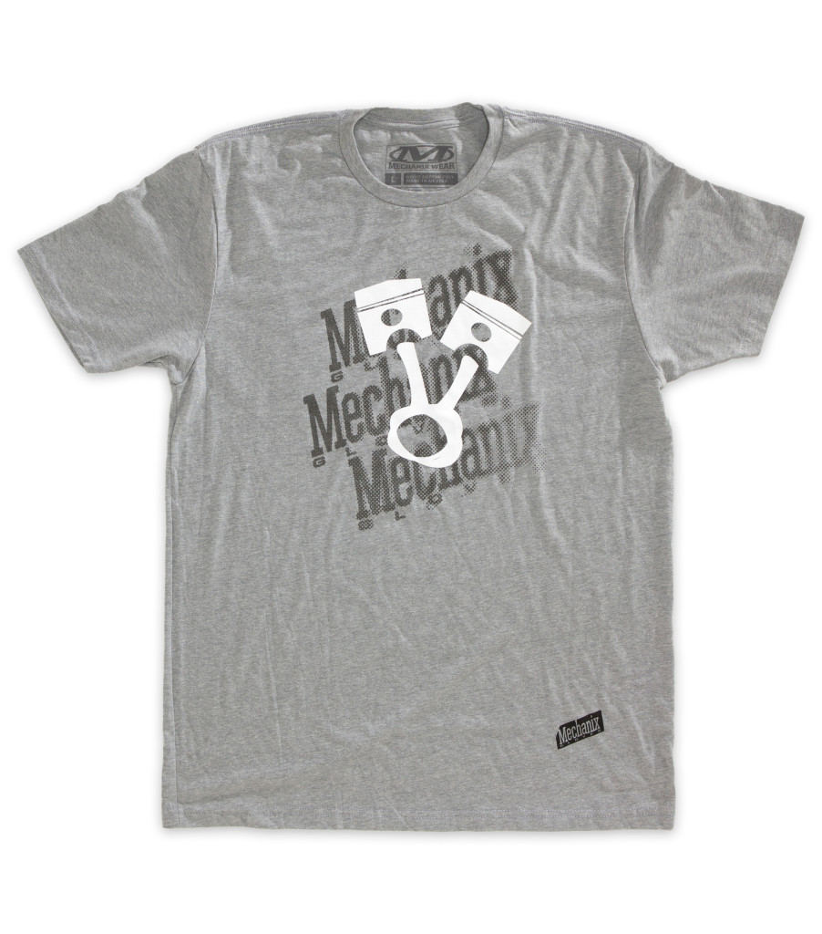 V8 T-Shirt Heathered Grey, Grey, large image number 0