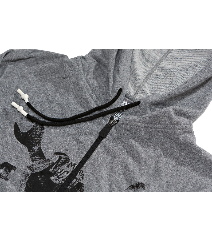 Racing Division Hoodie, Salt/Pepper, large image number 5