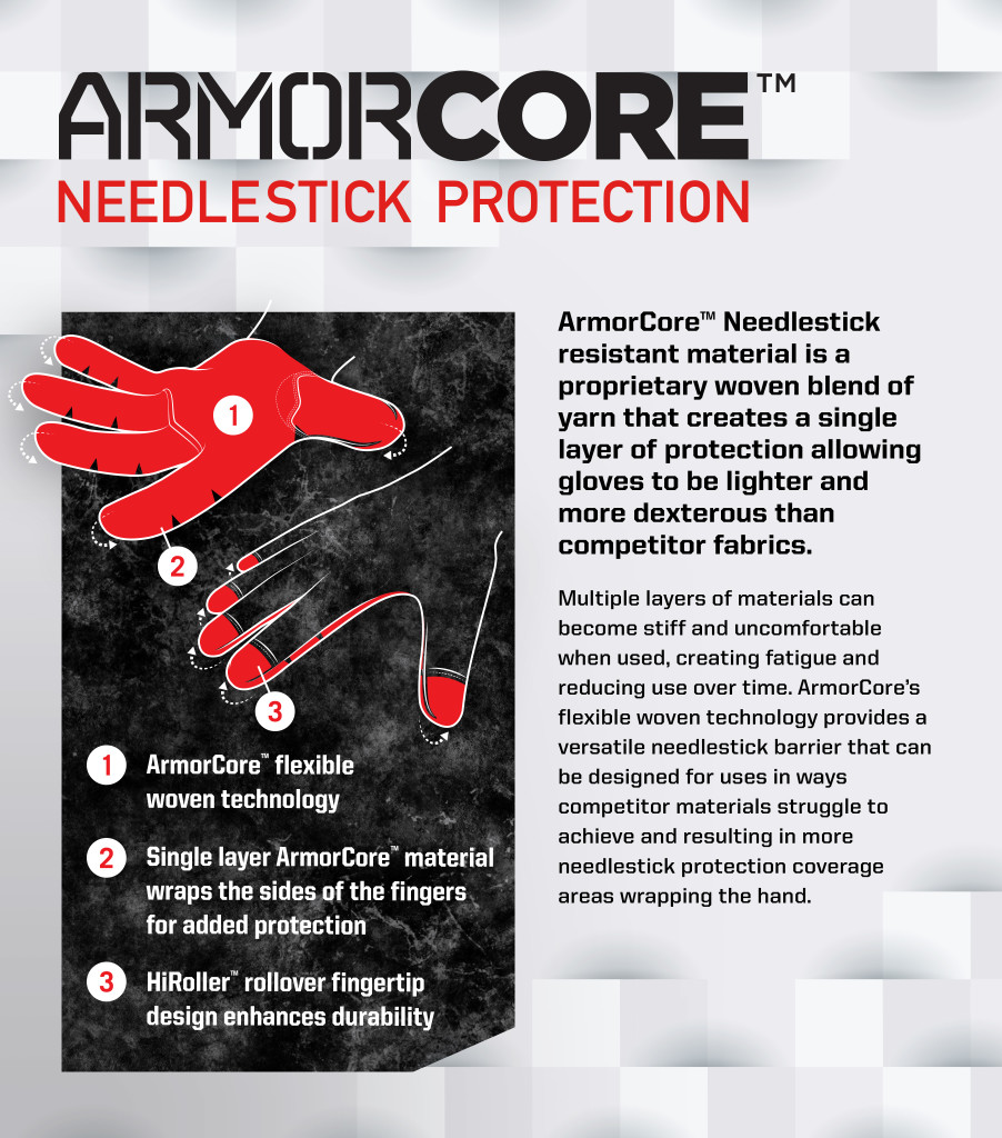 Industrial Needlestick Hi-Viz, Hi-Viz Yellow, large image number 2