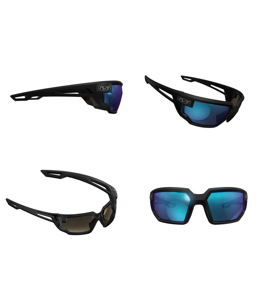 Type-X | Black Frame | Blue Mirror Lens, Black, large image number 3