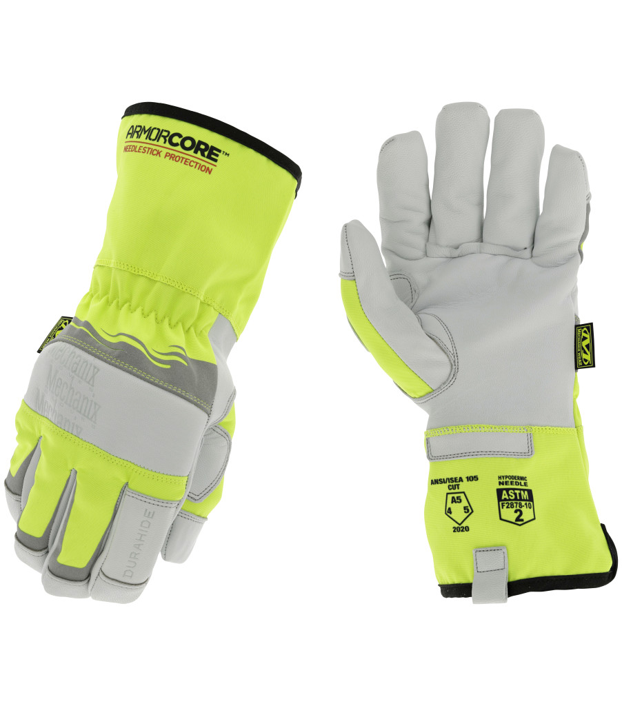 Industrial Needlestick Hi-Viz, Hi-Viz Yellow, large image number 3