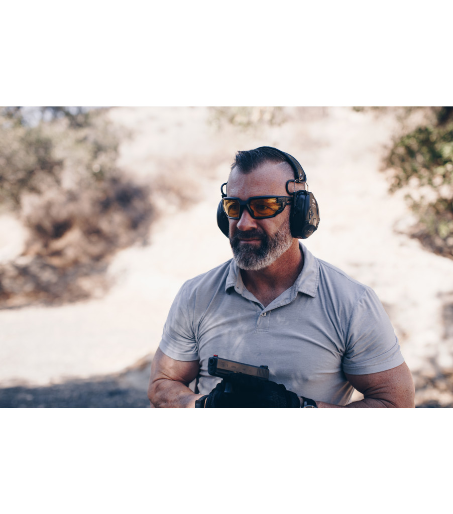 Tactical Type-X | Black Frame | Amber Lens, Black, large image number 6