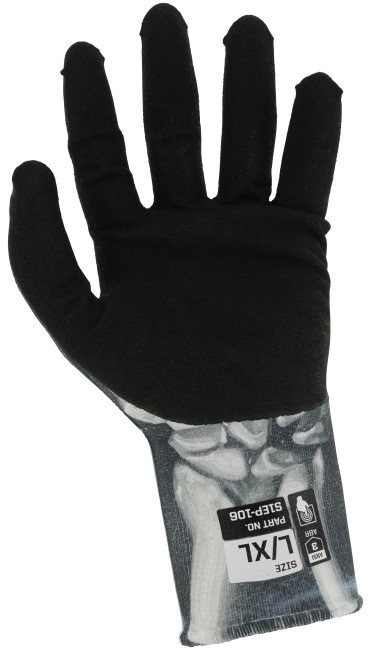 SpeedKnit&trade; Graphx&trade; Series - Skeleton Bones, 12-Pack, Black/White, large