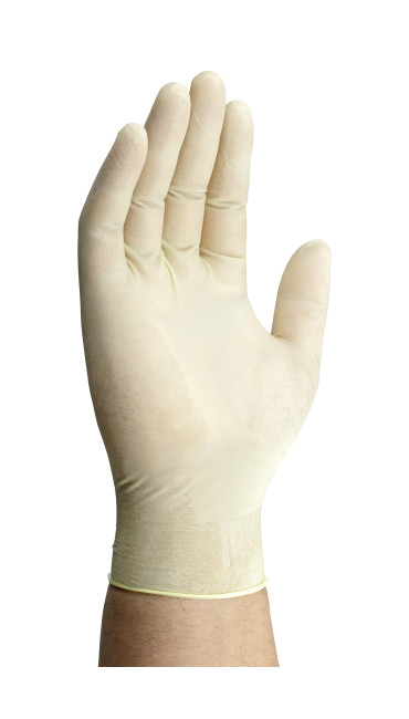 7 Mil Heavy Duty Latex Gloves (Pack of 100), White, large