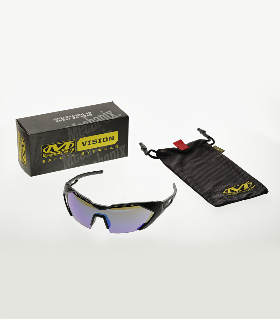 Type-E | Black Frame | Blue Mirror Lens, Black, large image number 4