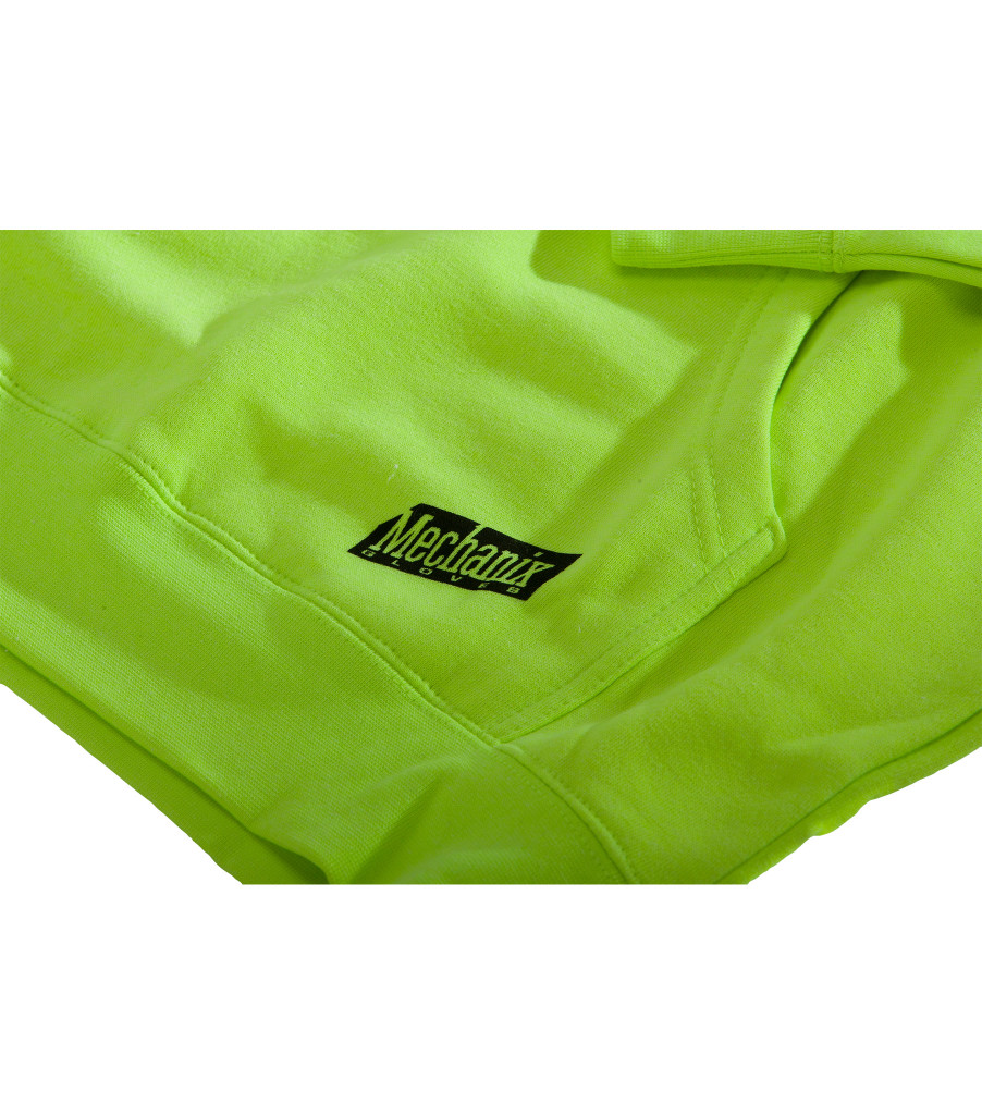 Pullover Hoodie Safety Yellow, Fluorescent Yellow, large image number 2