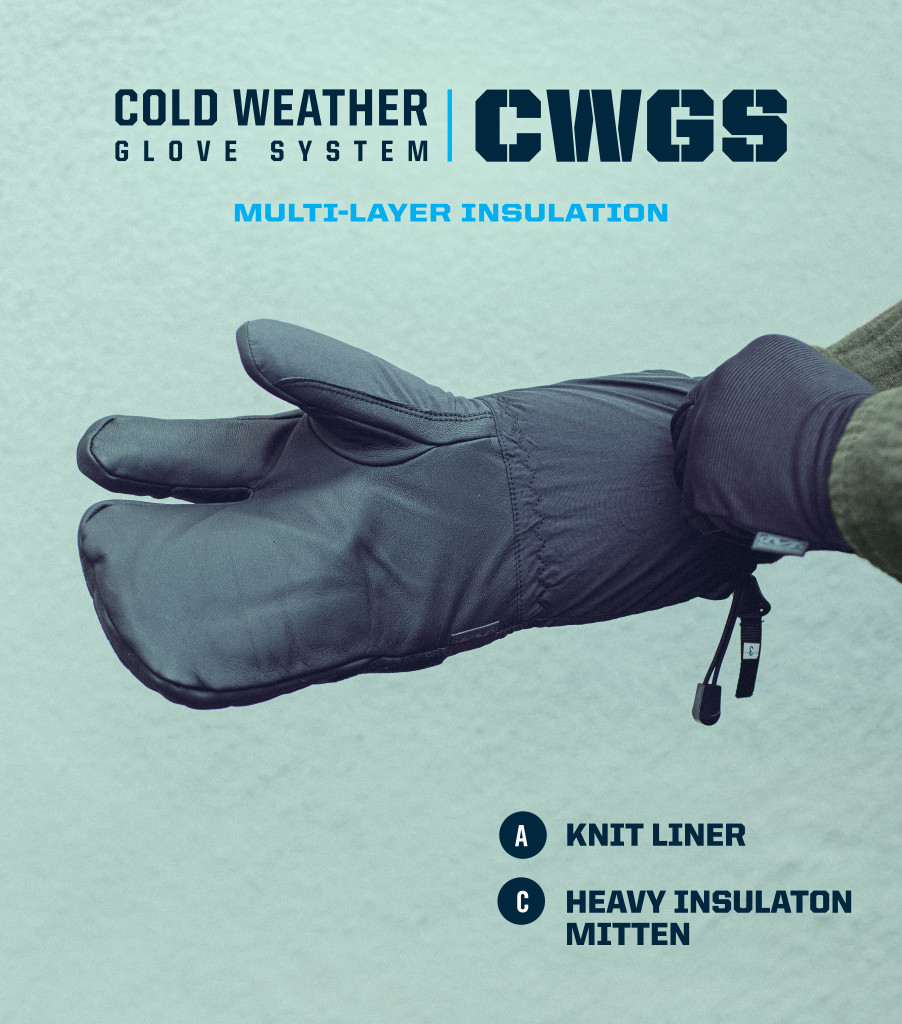 Coldwork&trade; Heavy Insulation Mitten - Black, Covert, large image number 2
