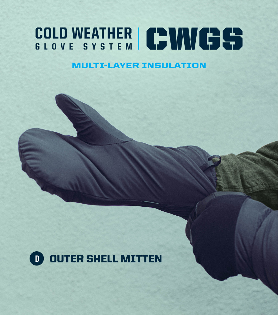 Coldwork&trade; Outer Shell Mitten - Black, Covert, large image number 2