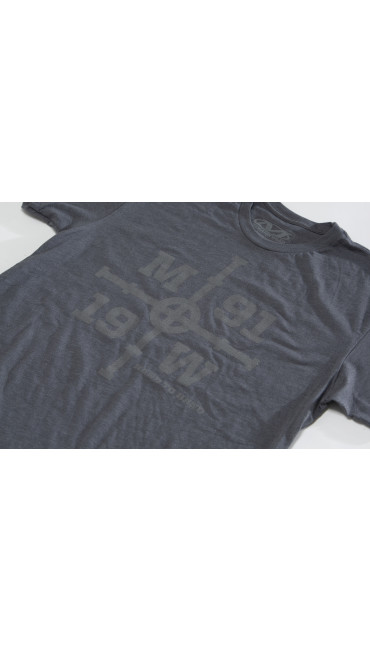On Target T-Shirt - Grey, Grey, large