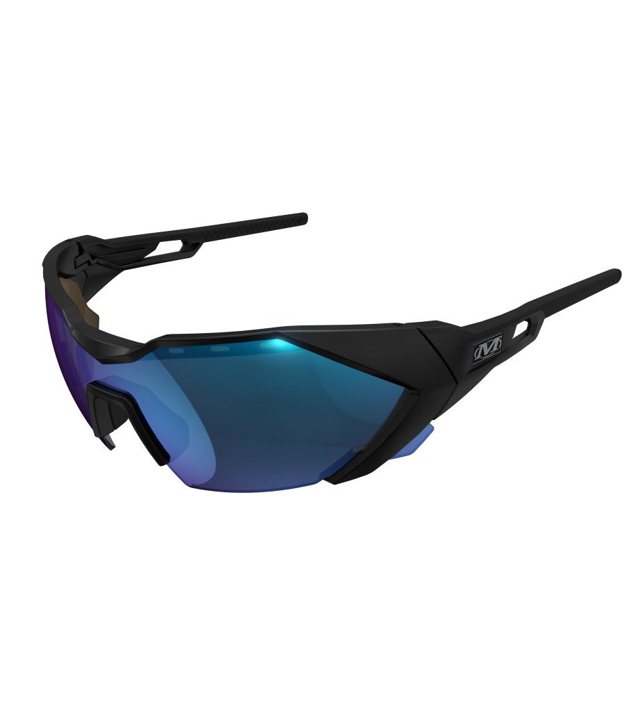 Type-E | Black Frame | Blue Mirror Lens, Black, large image number 0