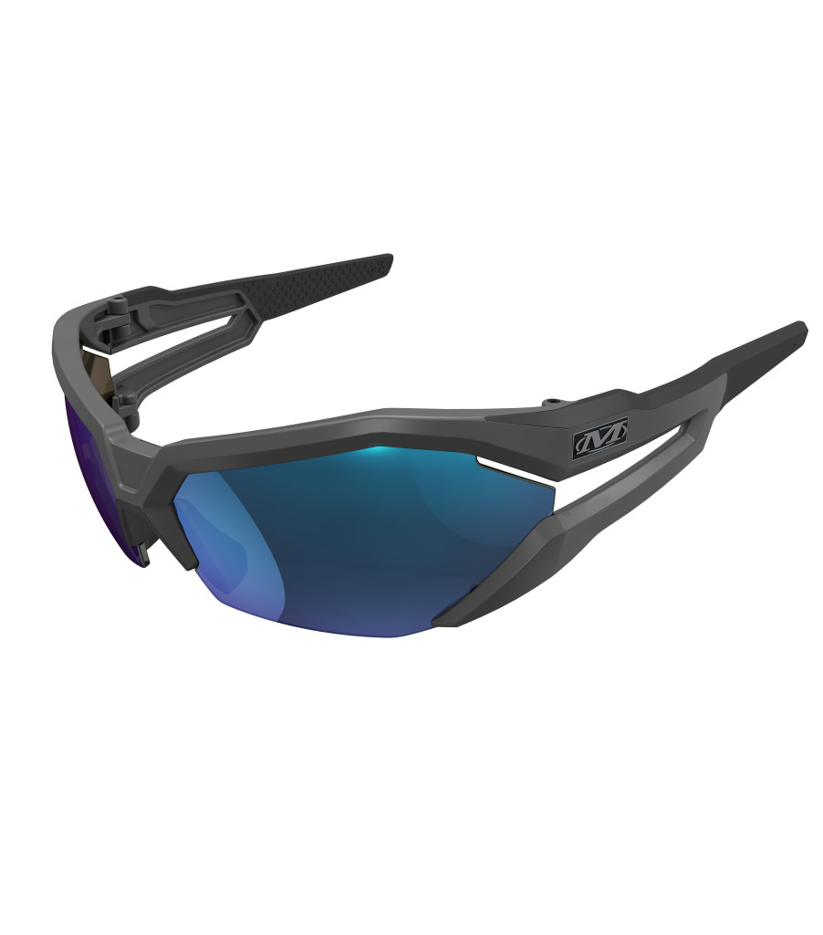 Type-V | Grey Frame | Blue Mirror Lens, Medium Grey/Black, large image number 0