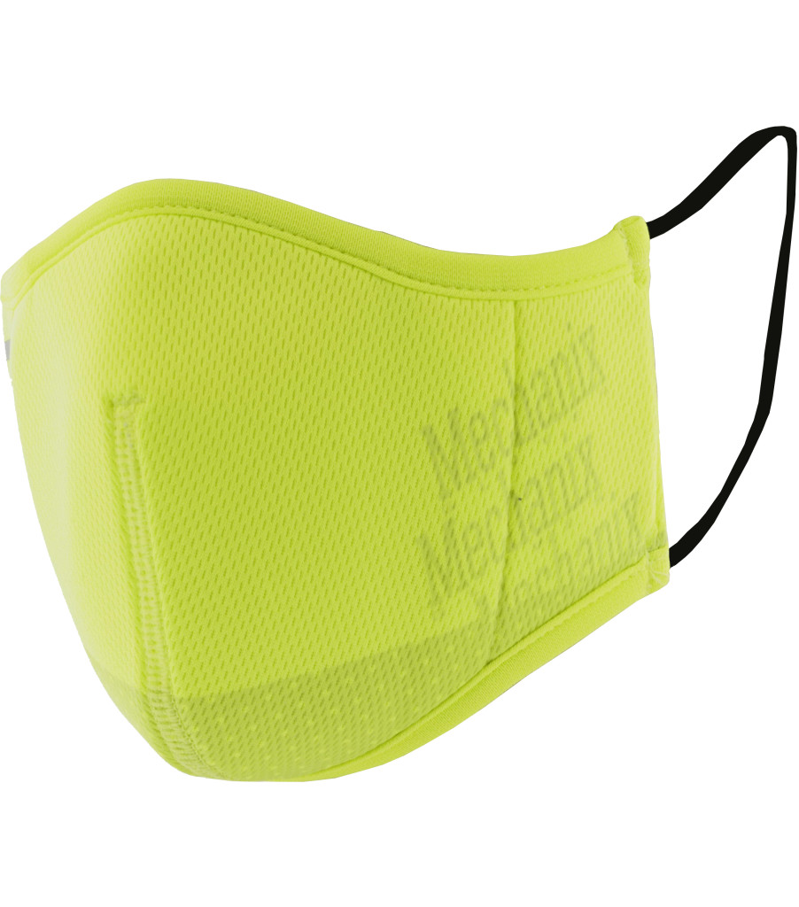 Hi-Viz Reusable Face Mask, Fluorescent Yellow, large image number 0