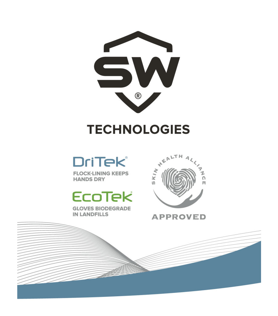 Nickelbacks: 6 Mil Sweat-Absorbing Nitrile Gloves (Pack of 50), Grey, large image number 2