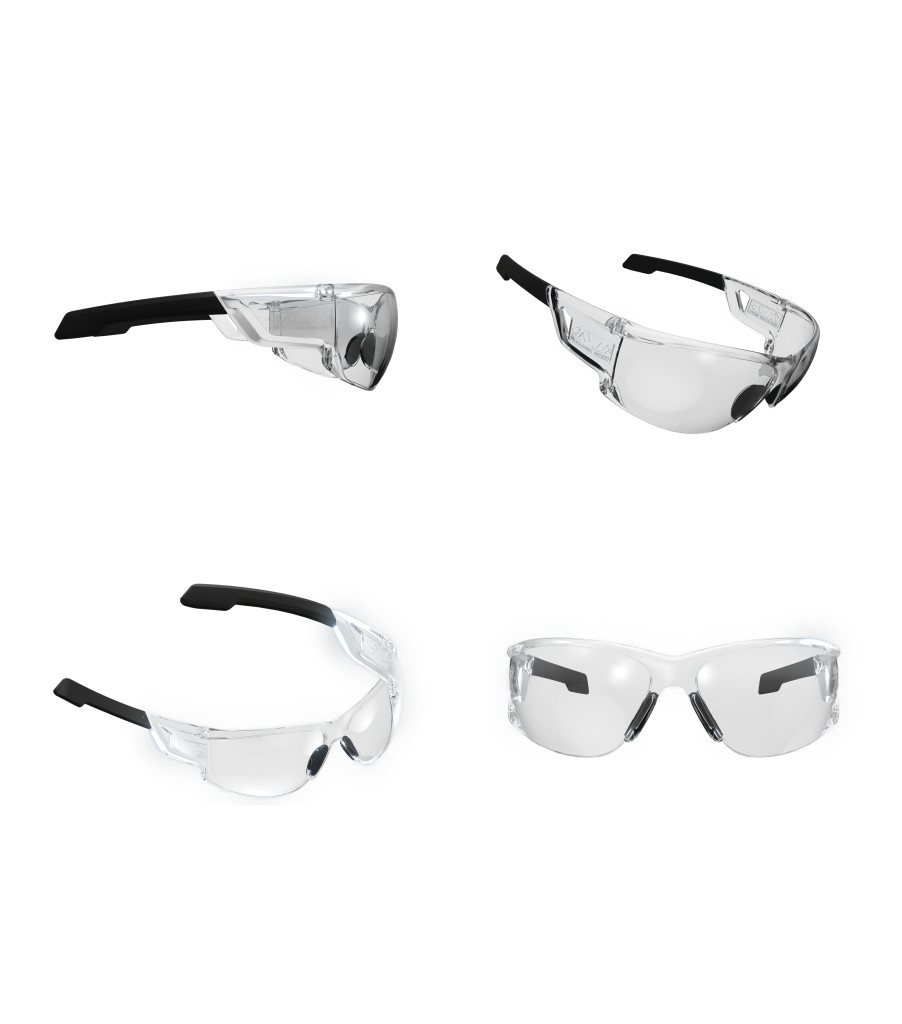 Type-N | Clear Frame | Clear Lens, Clear/Black, large image number 2