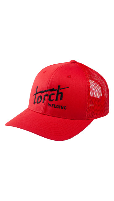 Torch Retro Trucker Cap &ndash; Red