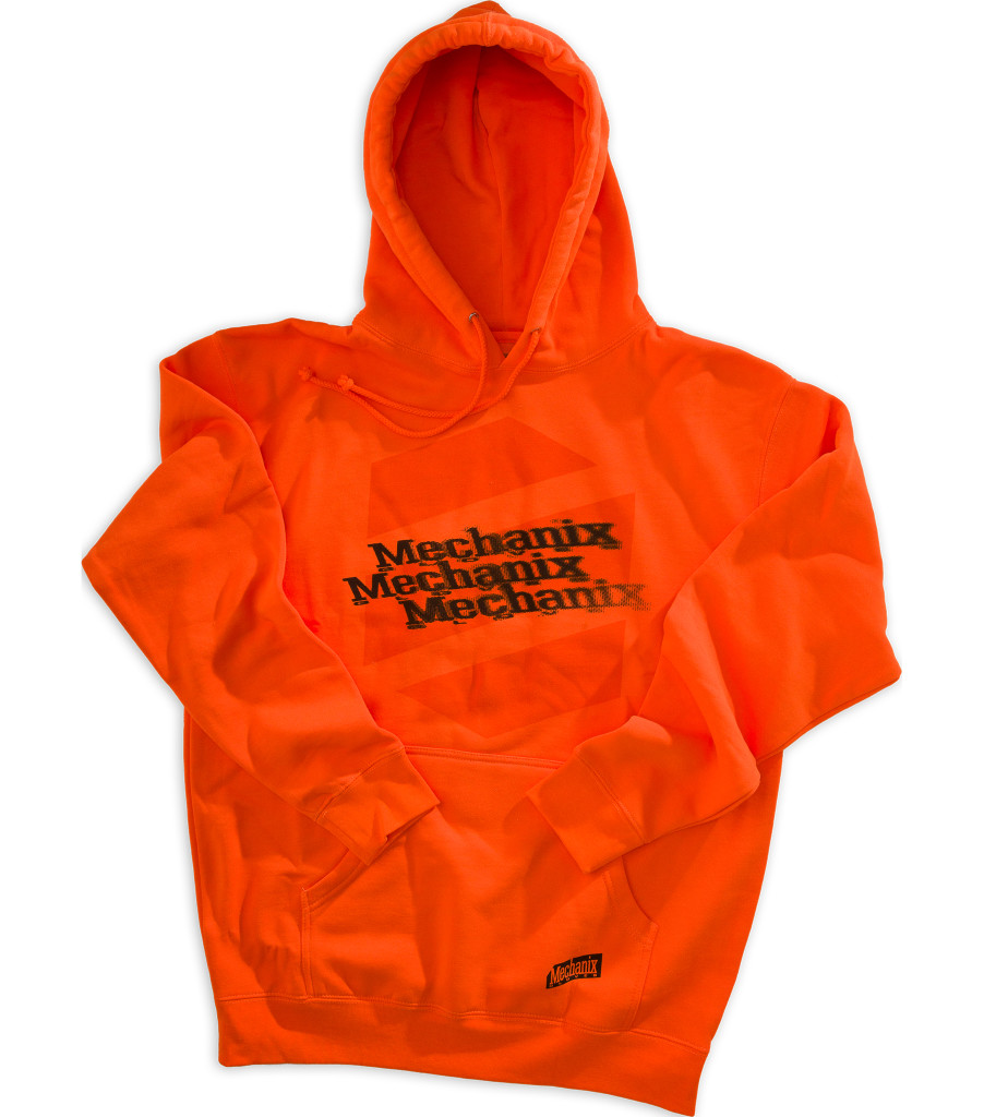 Pullover Hoodie Safety Orange, Fluorescent Orange, large image number 0