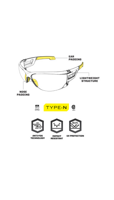 Type-N | Silver Frame | Indoor/Outdoor Lens, Silver/Black, large