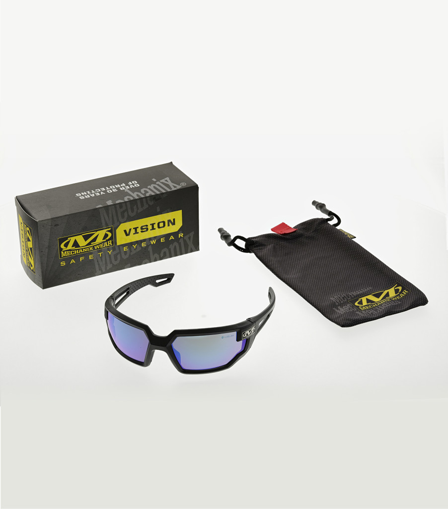 Type-X | Black Frame | Blue Mirror Lens, Black, large image number 4