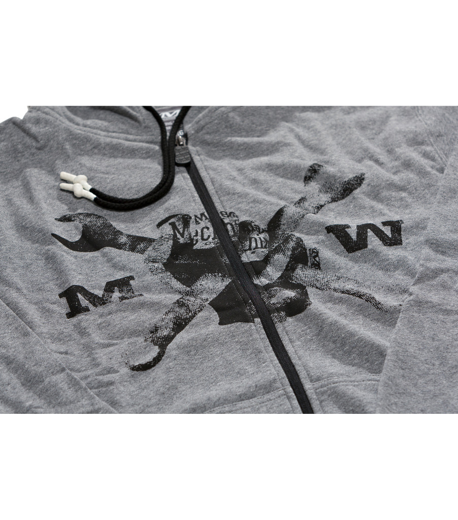 Racing Division Hoodie, Salt/Pepper, large image number 2