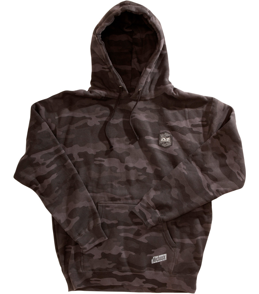 Pullover Hoodie - Black Camo, Black, large image number 0