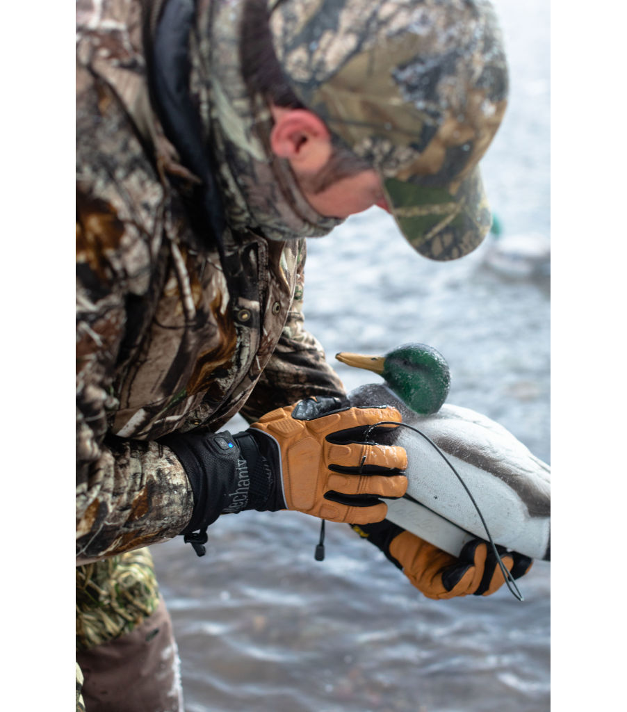 Coldwork&trade; M-Pact Heated Glove with clim8&reg; Technology, Brown/Black, large image number 12