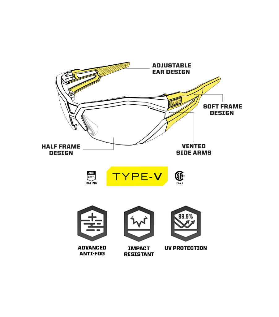 Type-V | Grey Frame | Blue Mirror Lens, Medium Grey/Black, large image number 1